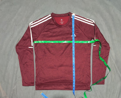 Adidas Men Sport Maroon Sweatshirt M