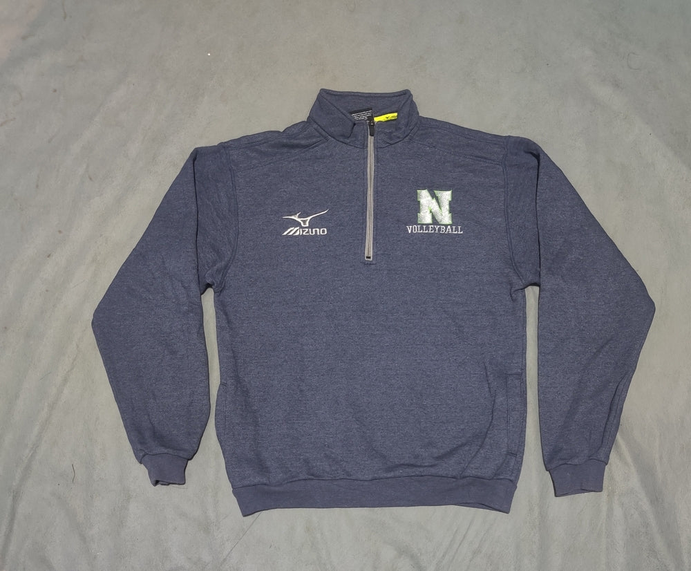 Mizuno Men Cotton Fleece Blue Sweatshirt XS