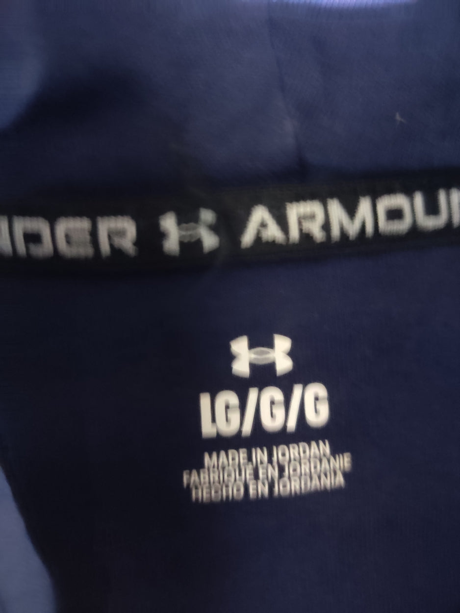 Under Armour Men Cotton Blue Zipper L