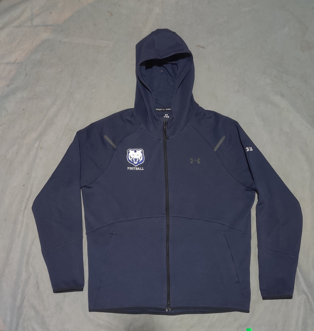 Under Armour Men Cotton Blue Zipper L