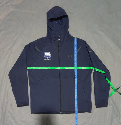Under Armour Men Cotton Blue Zipper L