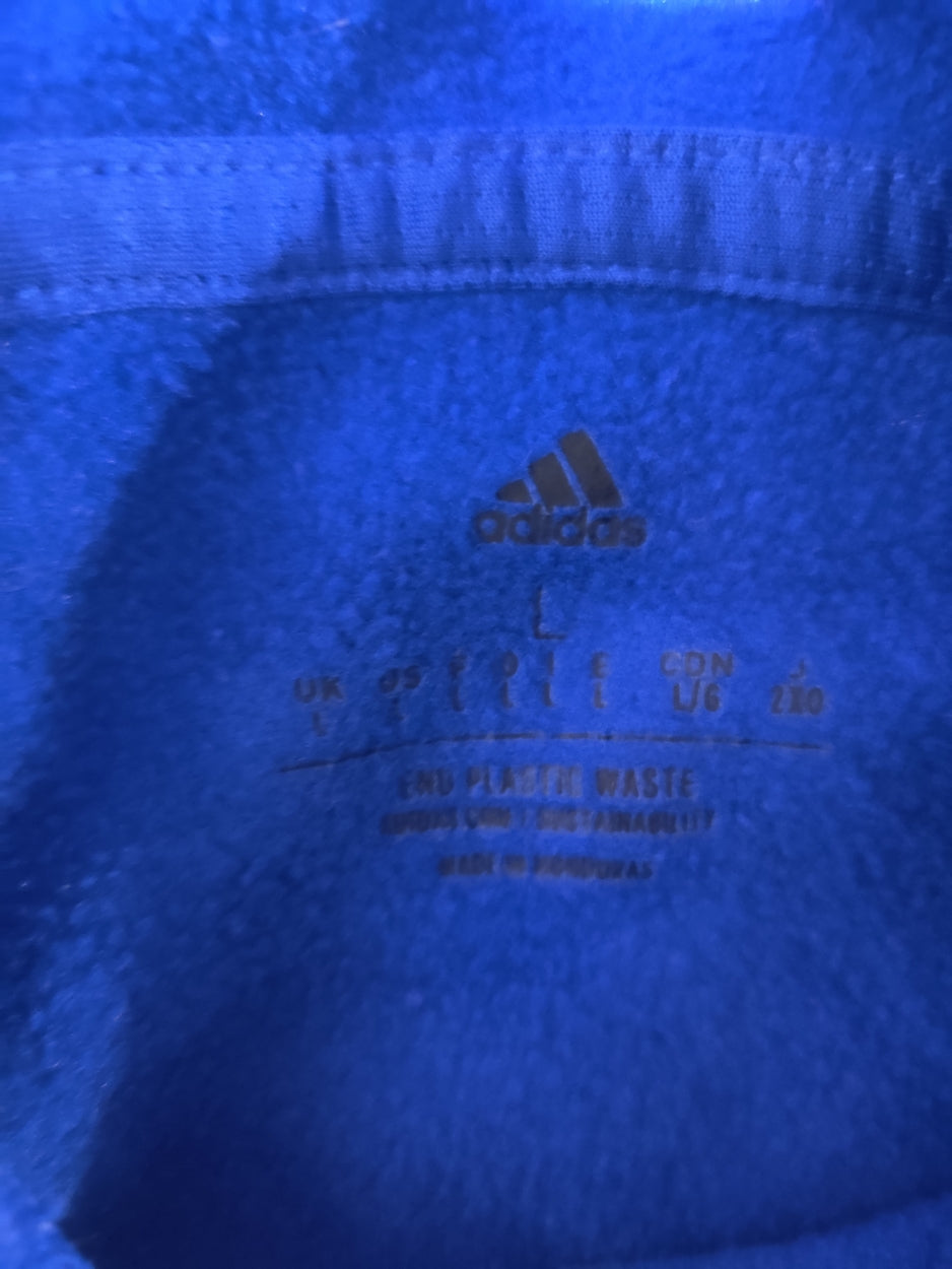Adidas Men Sport Blue Hoodie