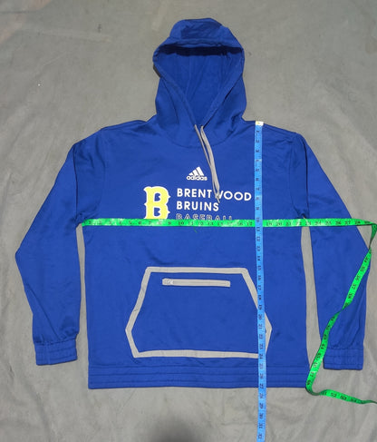Adidas Men Sport Blue Hoodie