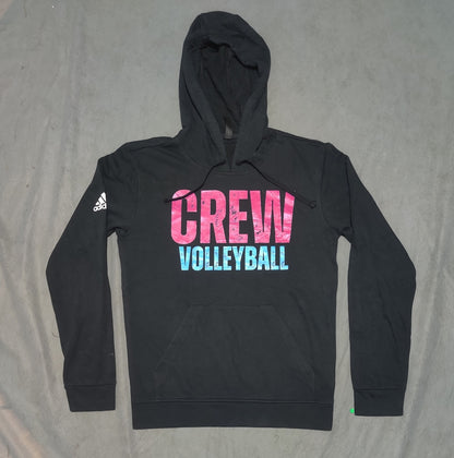 Adidas Men Cotton Fleece Black Hoodie XS