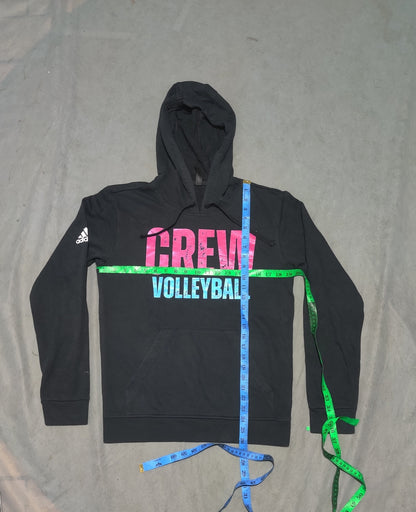 Adidas Men Cotton Fleece Black Hoodie XS