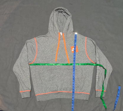 Nike Men Cotton Fleece Gray Hoodie M