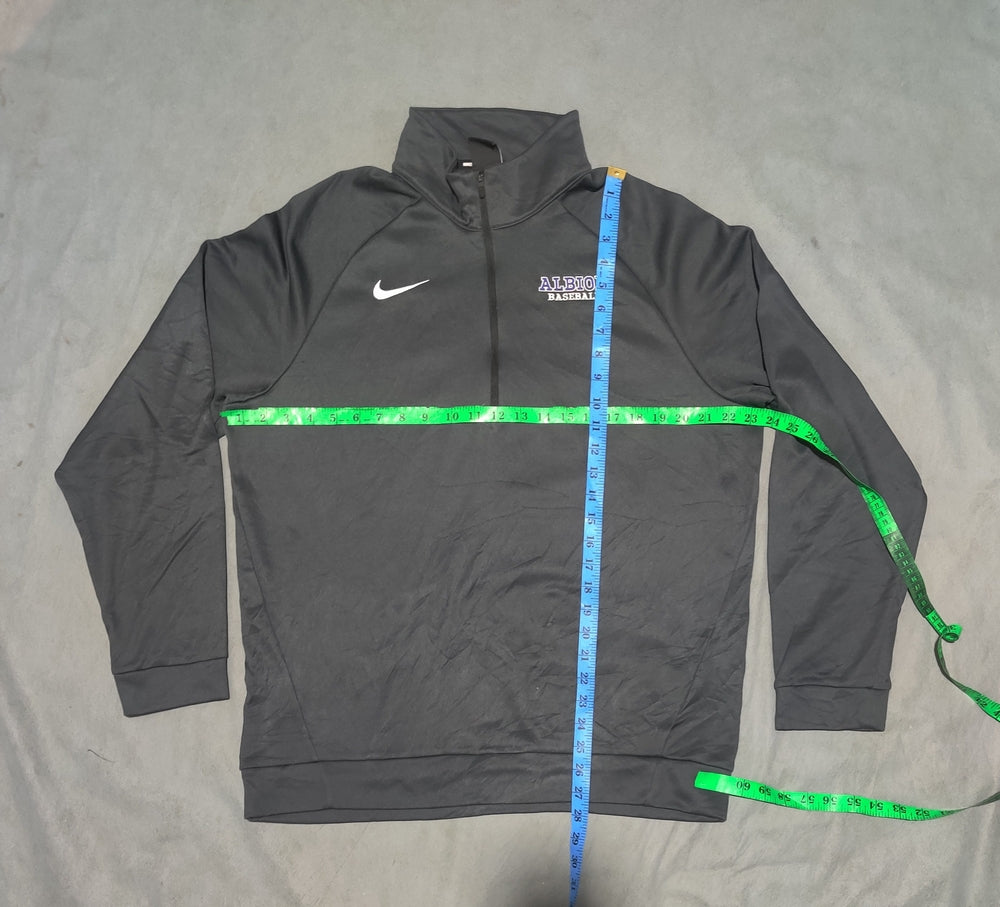 Nike Men Cotton Fleece Gray Sweatshirt L