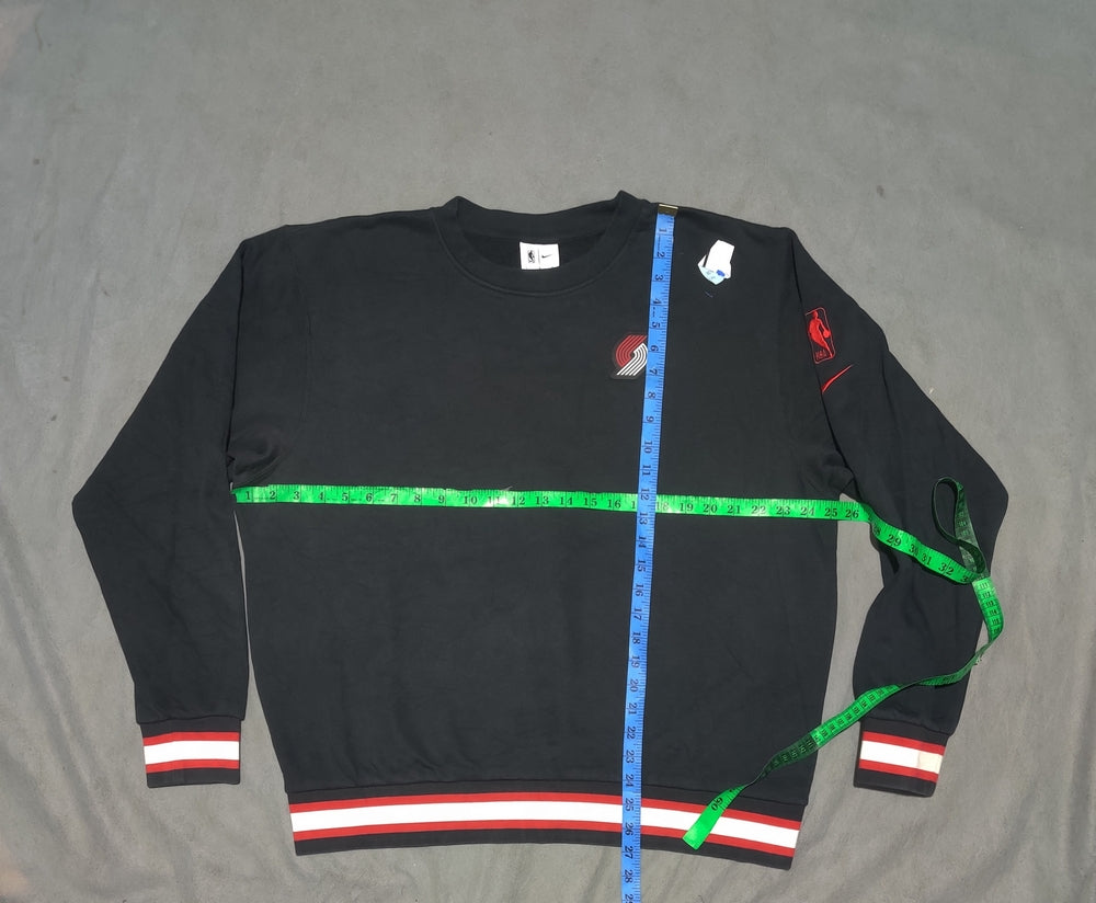 Nike Men Cotton Fleece Black Sweatshirt L