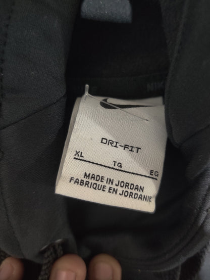 Nike Men Cotton Fleece Black Hoodie XL