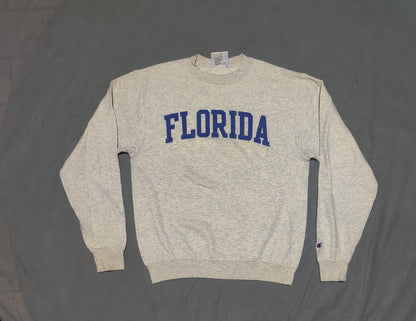 Champion Men Cotton Fleece Blue Sweatshirt M
