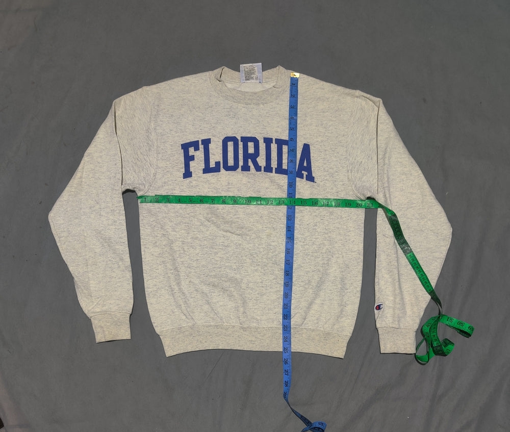 Champion Men Cotton Fleece Blue Sweatshirt M