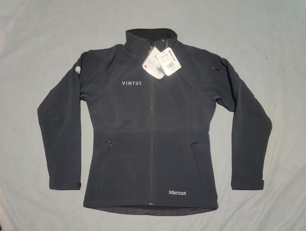 Marmot Women Cotton Fleece Gray Zipper M