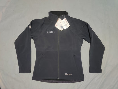 Marmot Women Cotton Fleece Gray Zipper M