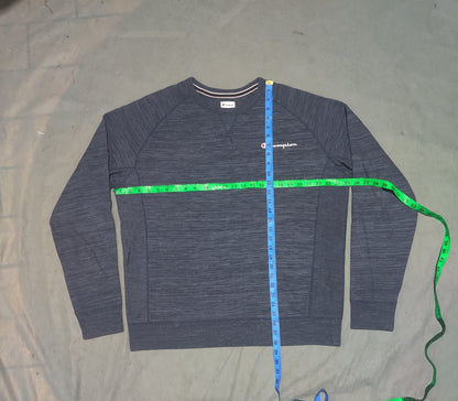 Champion Men Cotton Blue Sweatshirt L