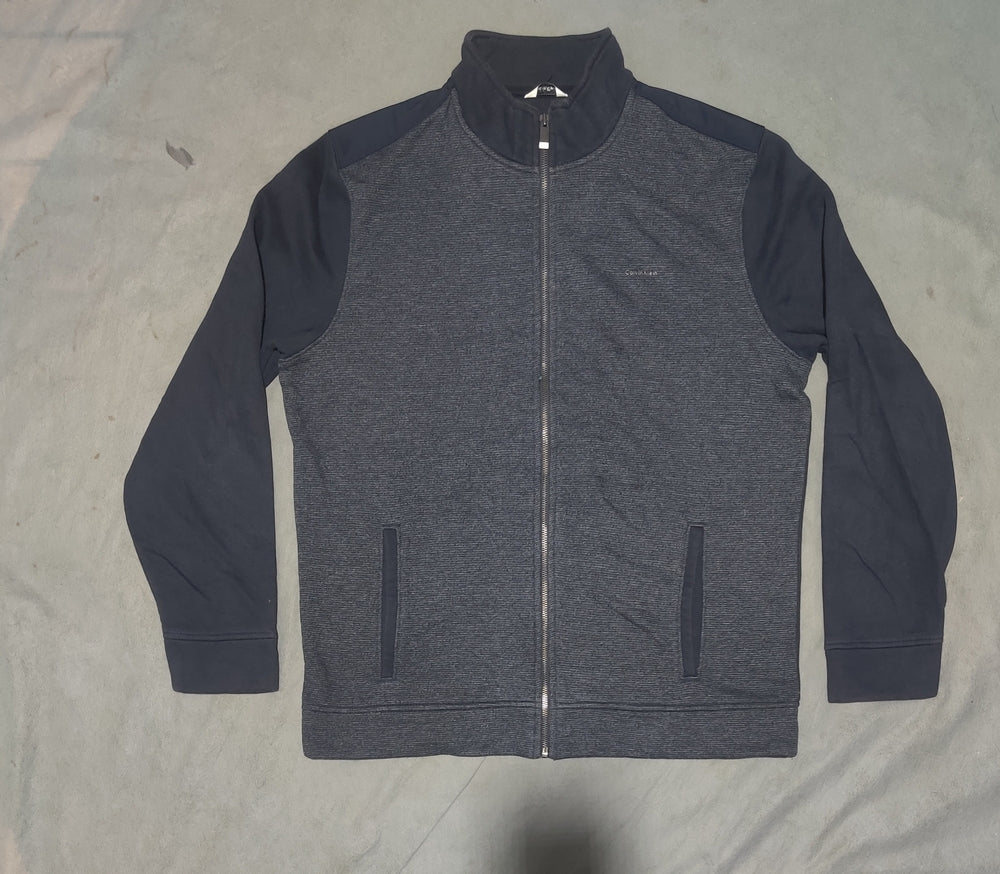 Calvin Klein Men Cotton Blue Zipper M