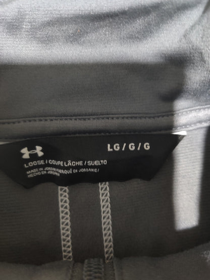 Under Armour Men Cotton Fleece Gray Sweatshirt L