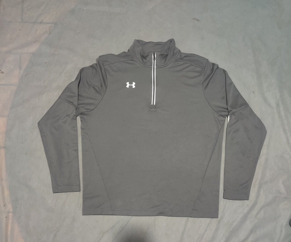 Under Armour Men Cotton Fleece Gray Sweatshirt L