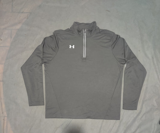 Under Armour Men Cotton Fleece Gray Sweatshirt L