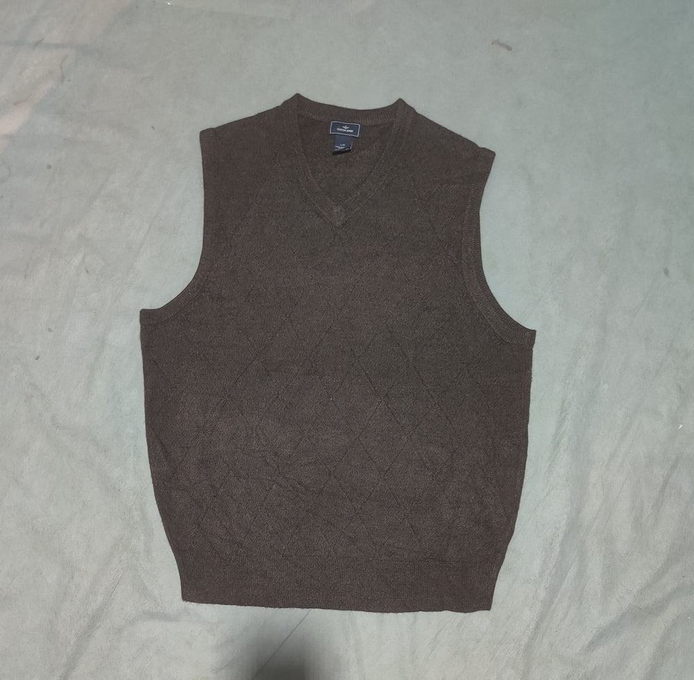 Dockers Men Acrylic Brown Sweater L