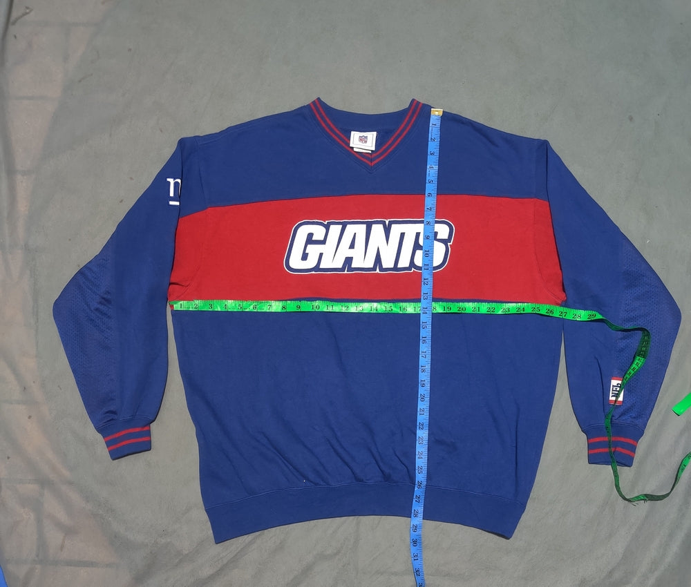 NFL Men Cotton Fleece Blue Sweatshirt 2XL