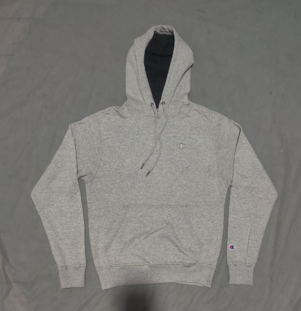 Champion Men Cotton Fleece Gray Hoodie S