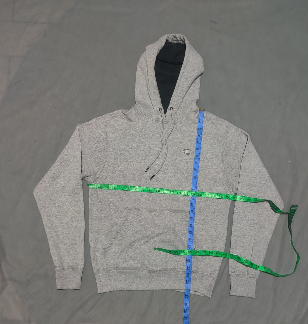 Champion Men Cotton Fleece Gray Hoodie S