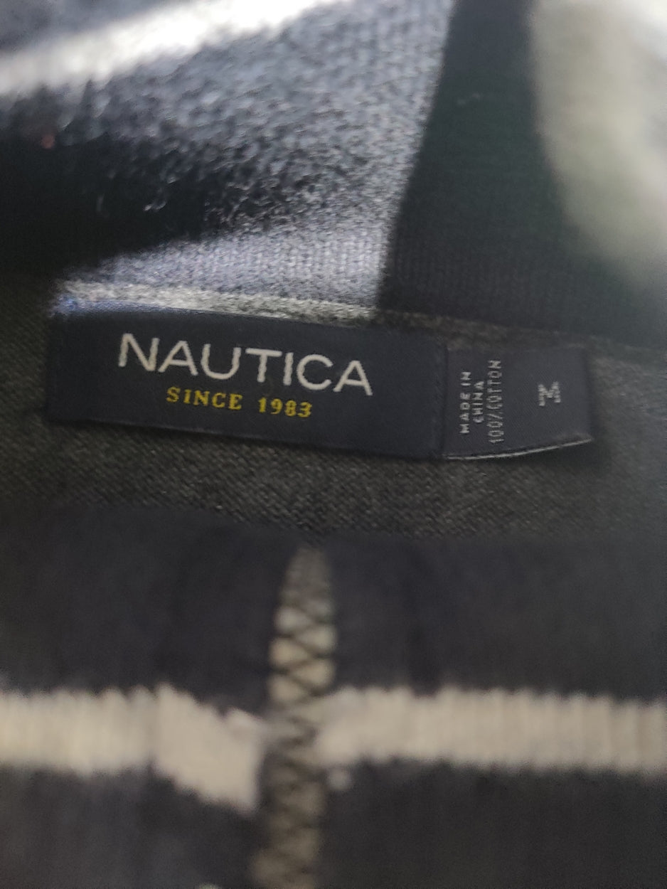 Nautica Men Cotton Gray Sweatshirt M
