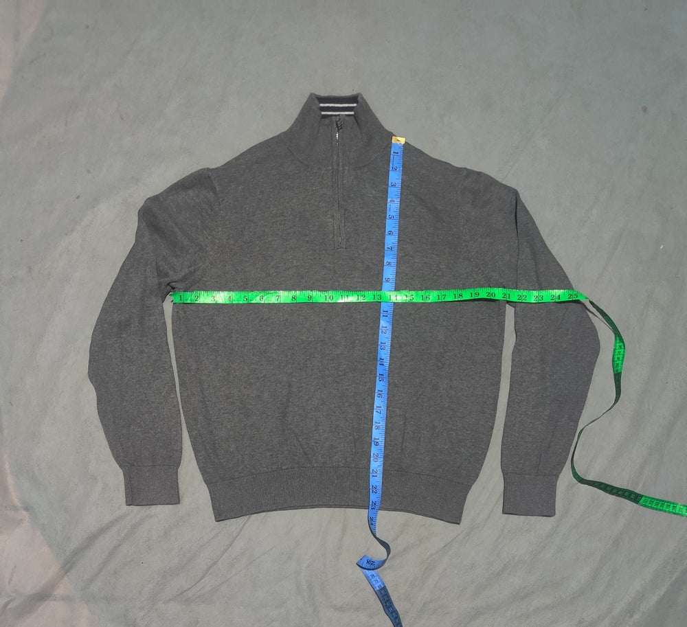 Nautica Men Cotton Gray Sweatshirt M