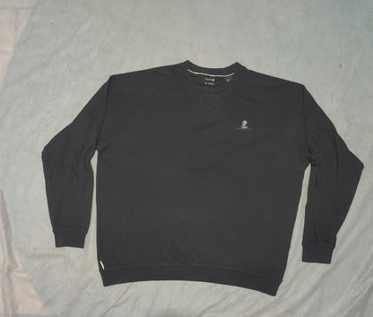 Izod Men Cotton Black Hoodie L