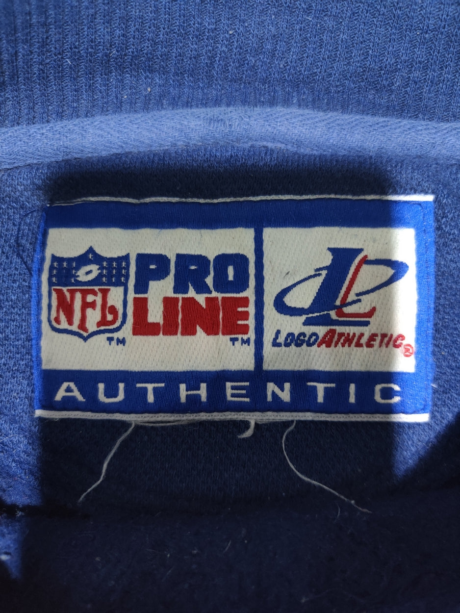 NFL Men Cotton Fleece Blue Sweatshirt 2XL