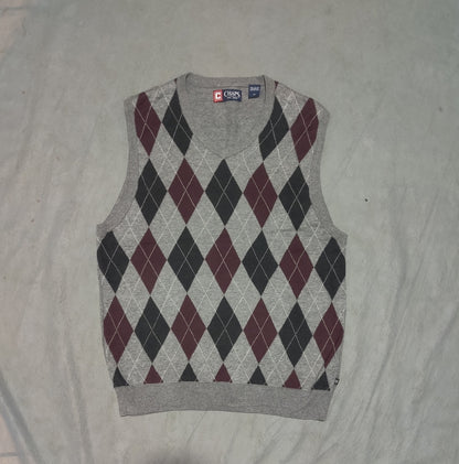 Chaps Men Cotton Gray Sweater M