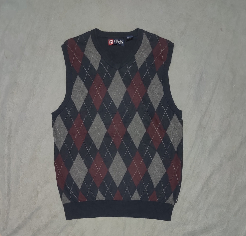 Chaps Men Cotton Blue Sweater M