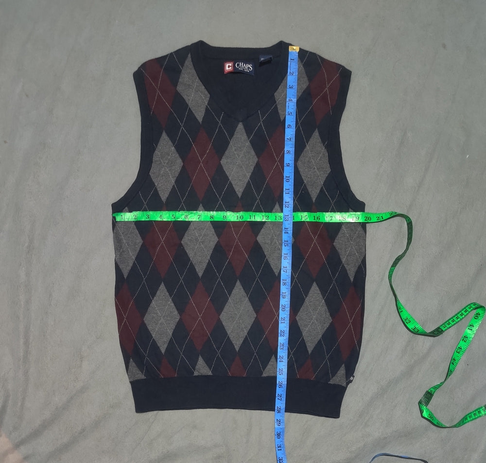 Chaps Men Cotton Blue Sweater M