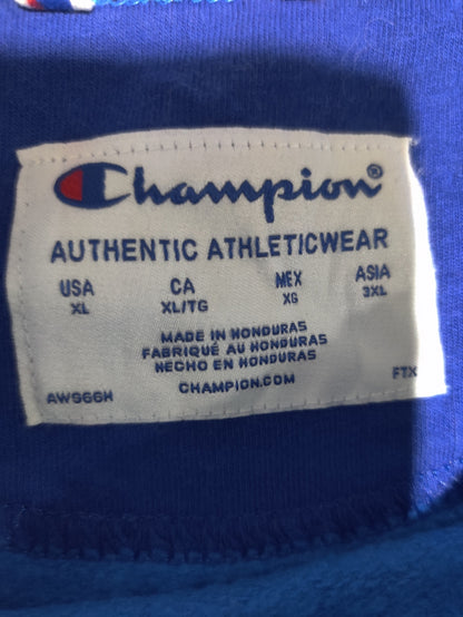 Champion Men Cotton Fleece Blue Sweatshirt XL