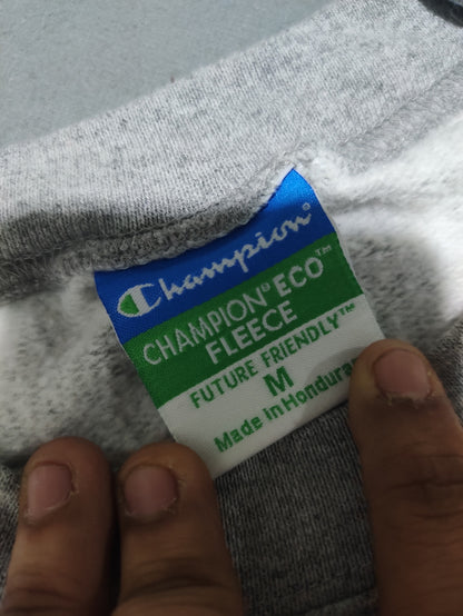 Champion Men Cotton Fleece Gray Sweatshirt M