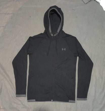 Under Armour Men Cotton Black Zipper S
