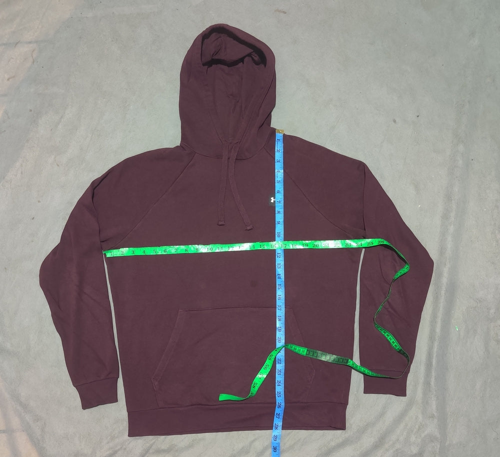 Under Armour Men Cotton Fleece Maroon Hoodie M