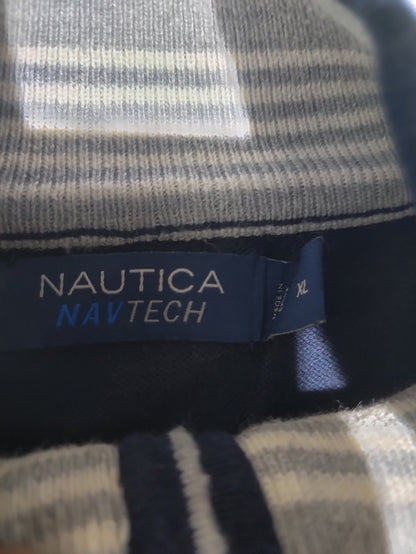 Nautica Men Cotton Blue Sweatshirt XL