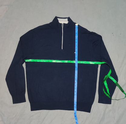Nautica Men Cotton Blue Sweatshirt XL