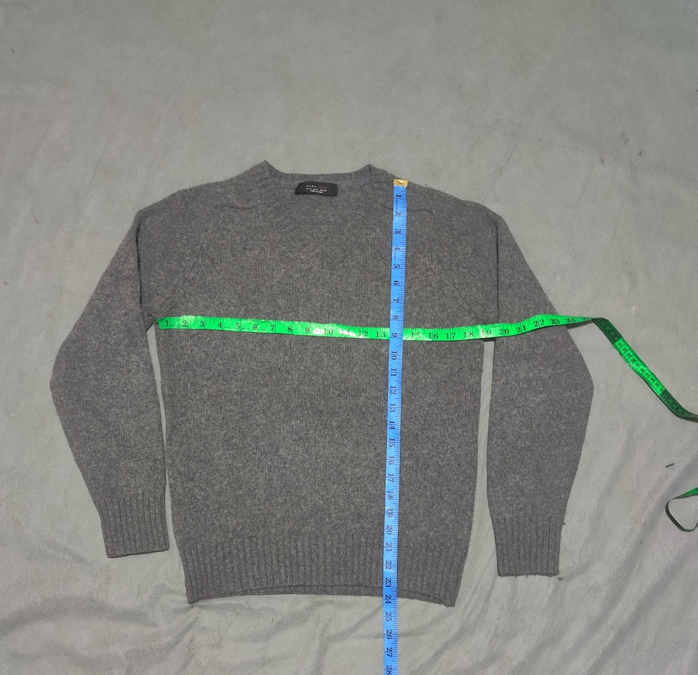 Zara Men Cotton Fleece Red Sweater S