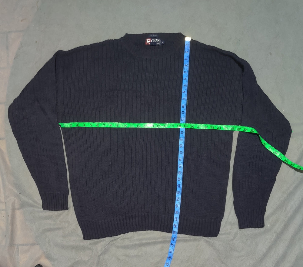 Chaps Men Wool Blue Sweater XL