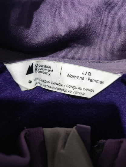 Mountain Equipment Women Cotton Fleece Purple Zipper L