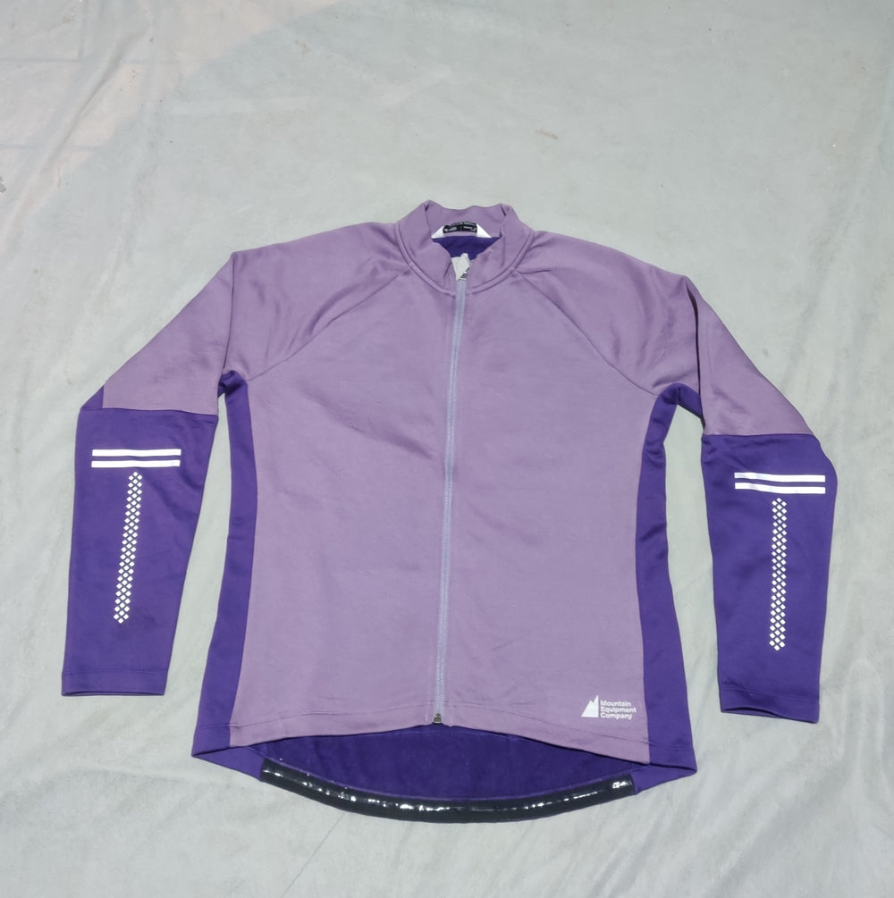 Mountain Equipment Women Cotton Fleece Purple Zipper L
