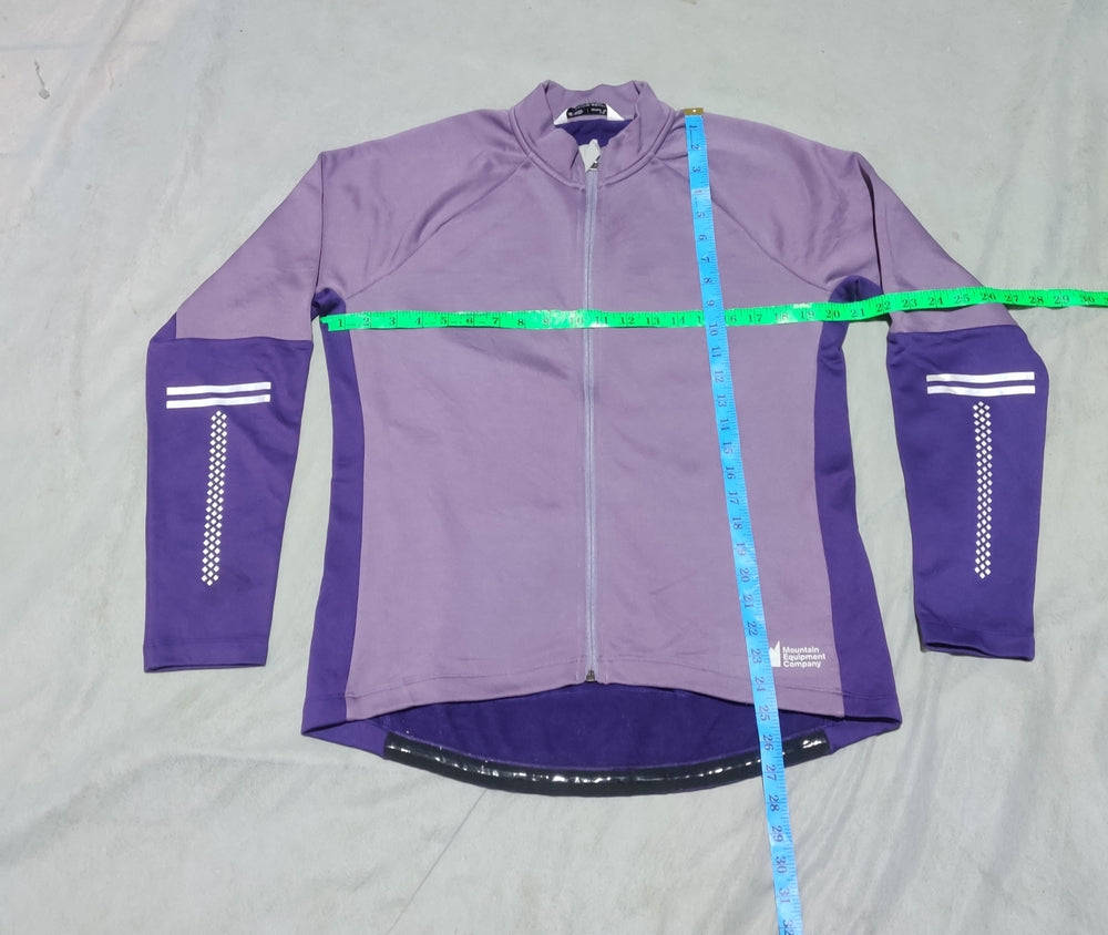 Mountain Equipment Women Cotton Fleece Purple Zipper L