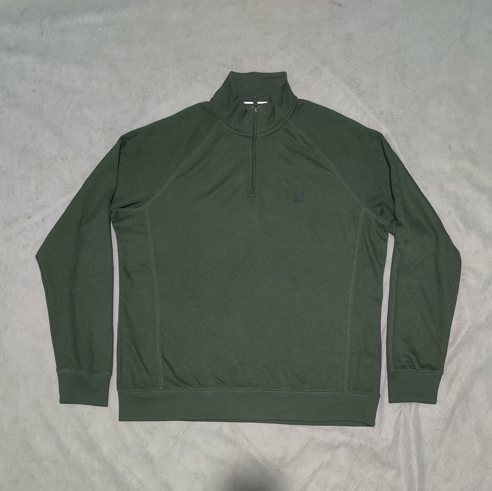 Chaps Men Cotton Fleece Gray Sweatshirt L