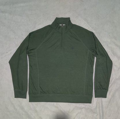 Chaps Men Cotton Fleece Gray Sweatshirt L