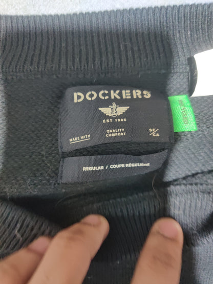 Dockers Men Cotton Fleece Black Hoodie 2XL