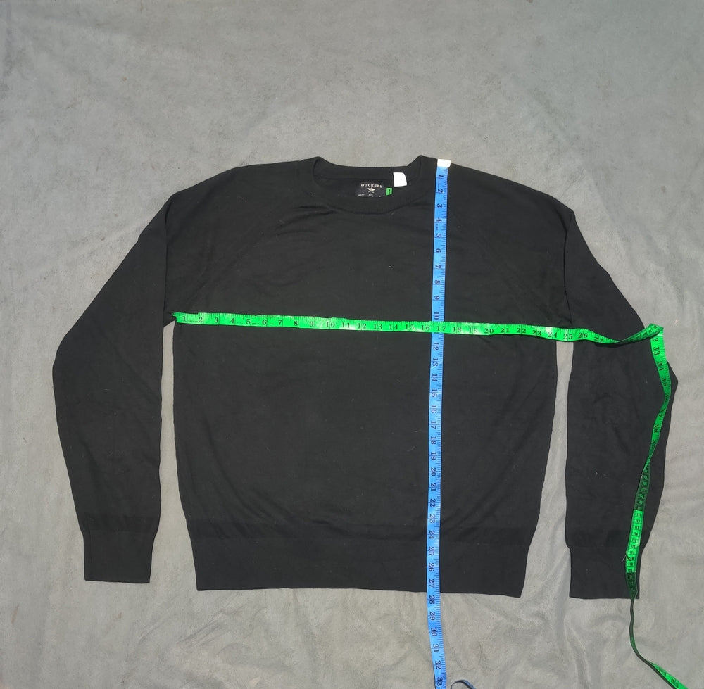 Dockers Men Cotton Fleece Black Hoodie 2XL