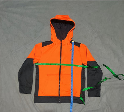 Russell Men Sport Orange Zipper XS