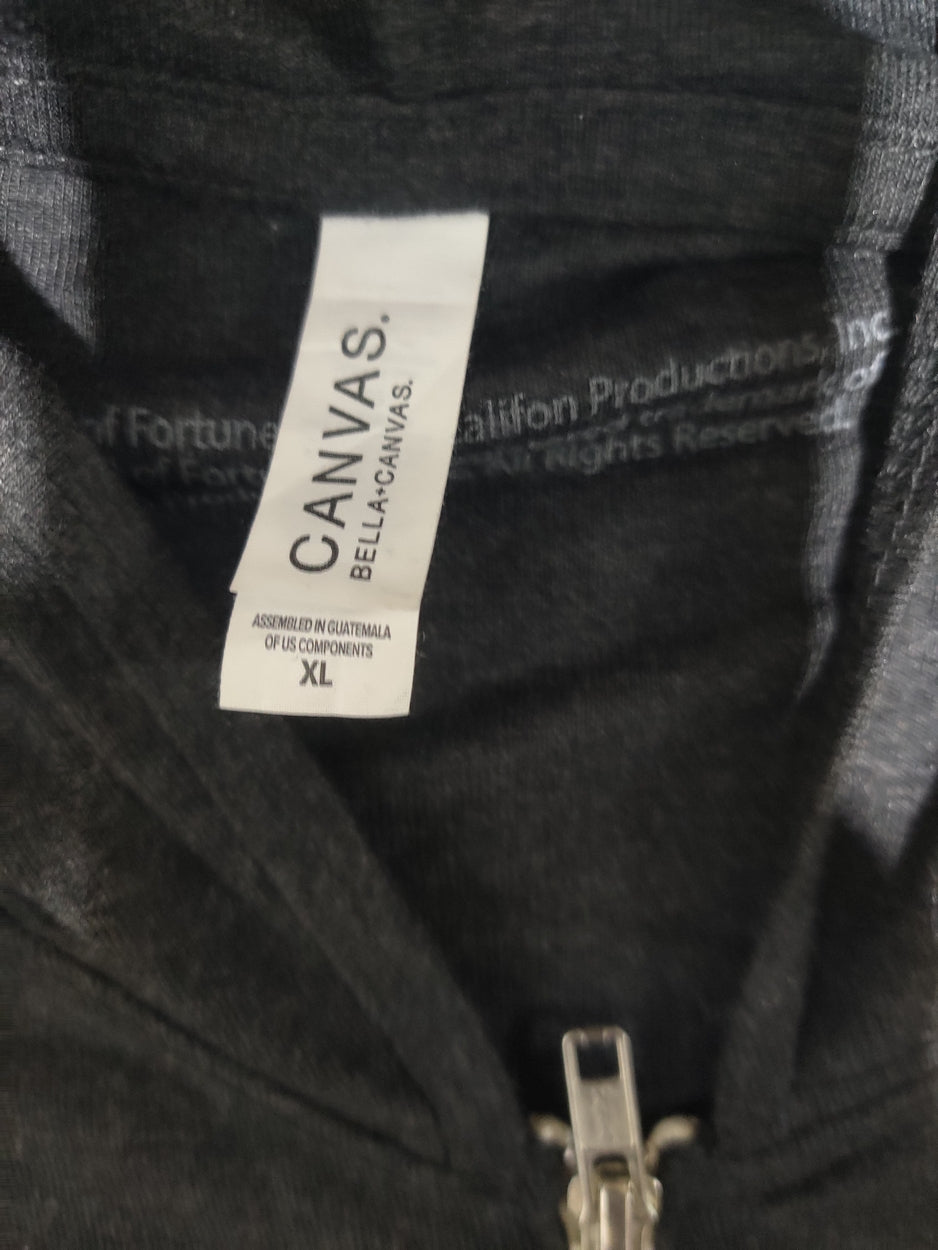 Canvas Men Cotton Gray Zipper XL